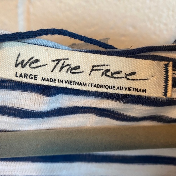 Free People Striped Oversized Shirt - Picture 2 of 2